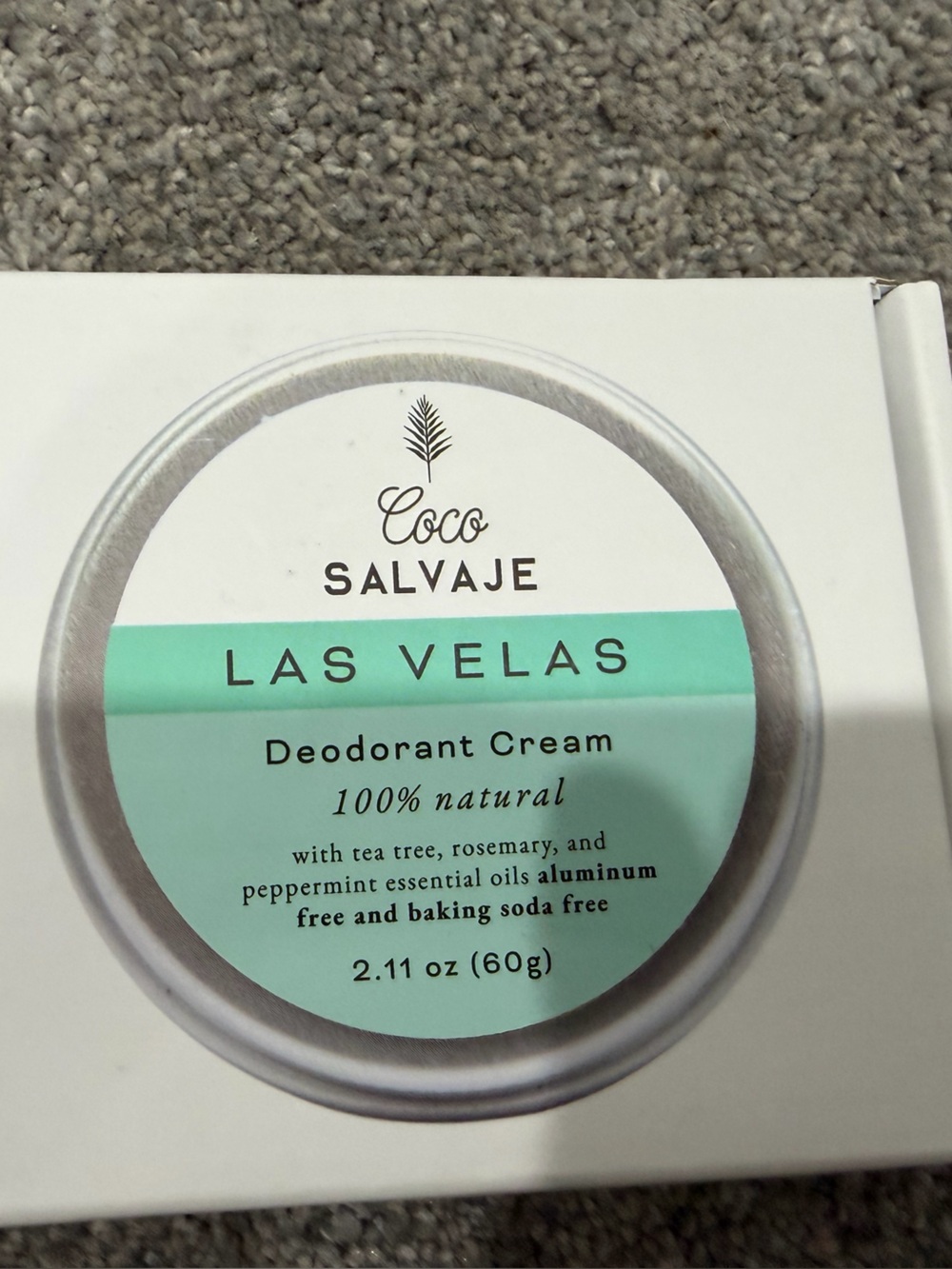 Salvaje 100% natural deodorant cream